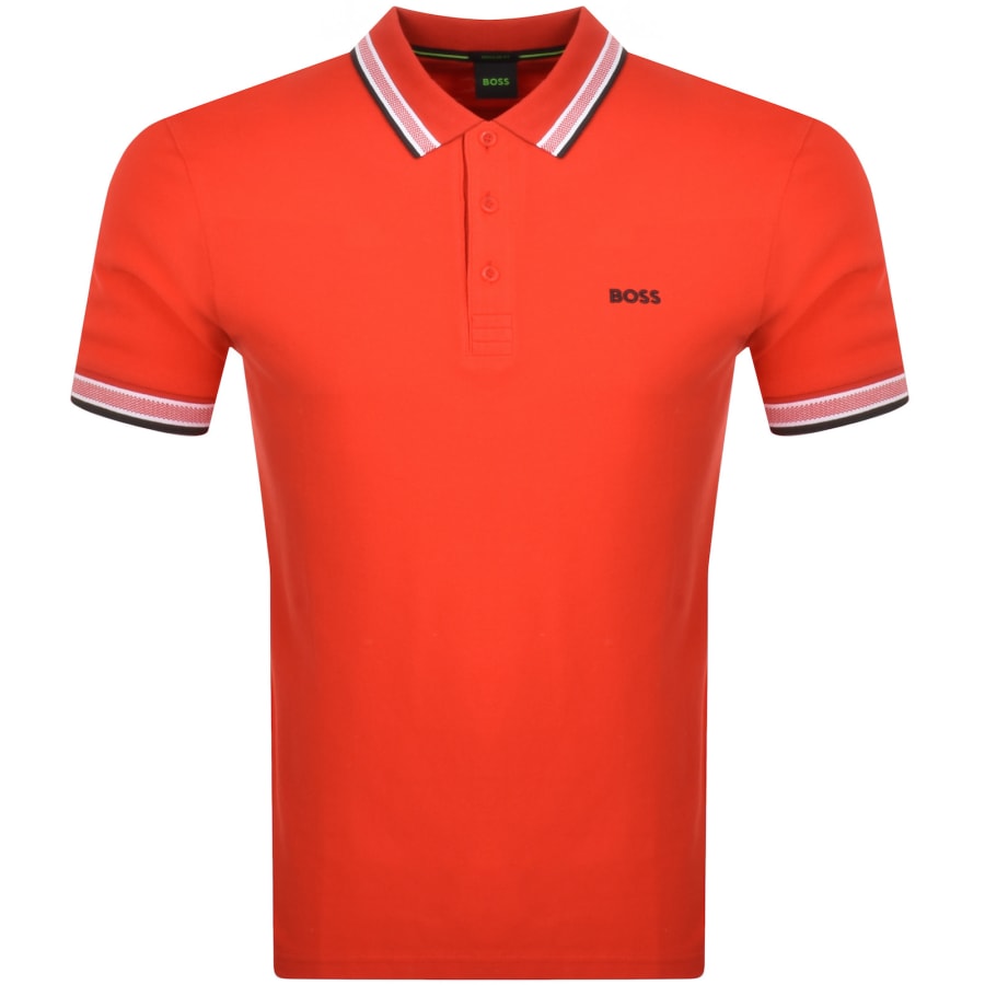 BOSS Paddy Polo T Shirt Red Mainline Menswear Canada
